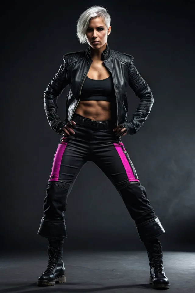 MISTRAL, original generated human fighter